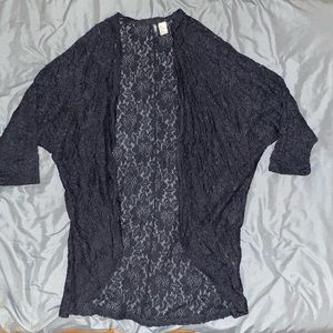 Black Lace Cardigan